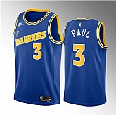 Men's Golden State Warriors #3 Chris Paul Blue Classic Edition Stitched Basketball Jersey Dzhi ,baseball caps,new era cap wholesale,wholesale hats